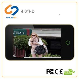 4.0 Inch HD Digital Door Eye Viewer With 2.0 Mega Pixels Camera CE FCC